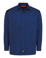 Dickies Men's Tall Long Sleeve Performance Team Shirt
