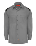 Dickies Men's Tall Long Sleeve Performance Team Shirt