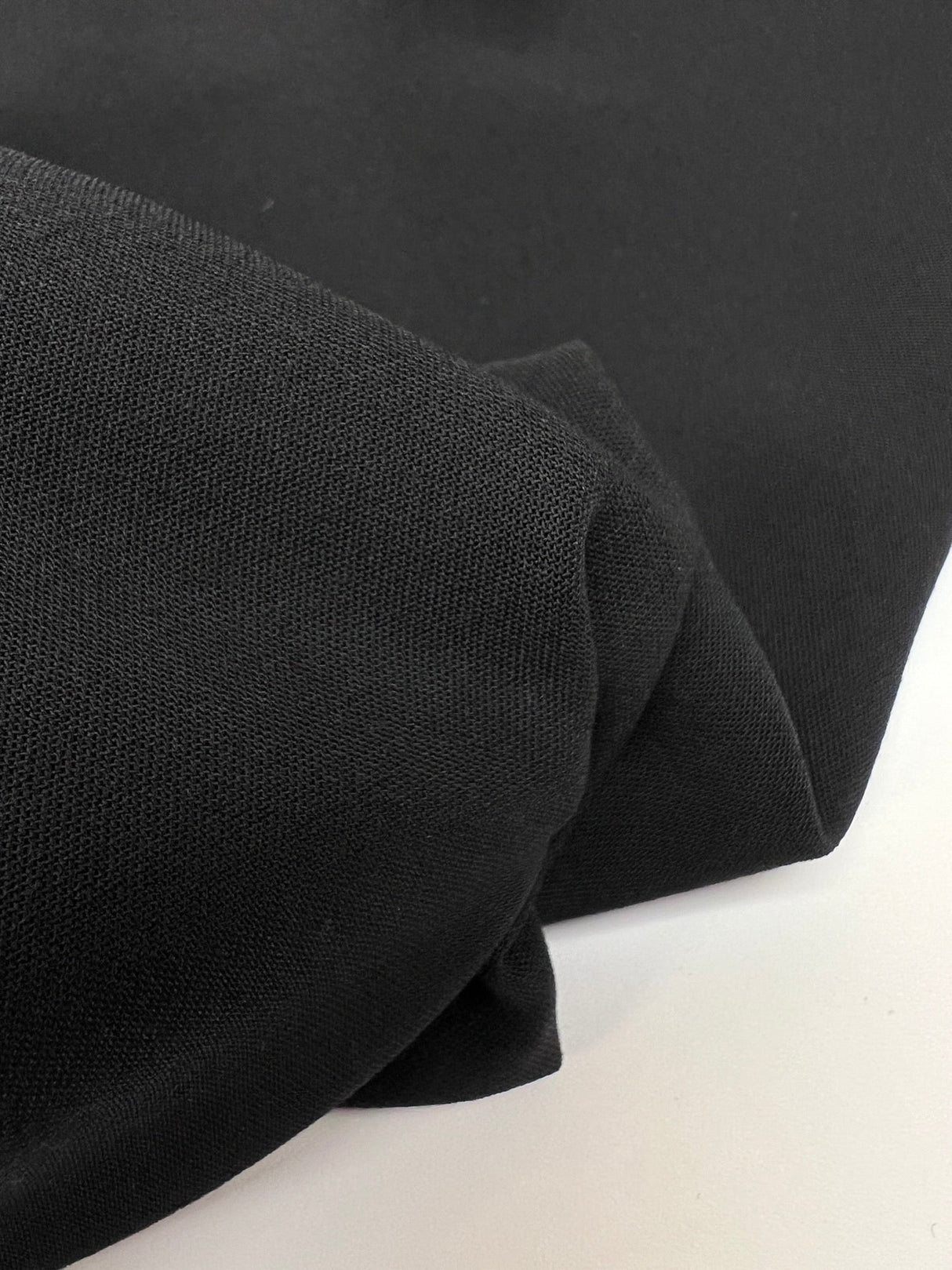 Black Polyester Woven Fabric
