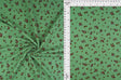 Rib Knit Ditsy Floral Stretch Fabric