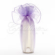 28" Round Solid Organza Wrap-Sold By A Dozen Pieces ( 6 Pieces/Inner Pack) (Lavender)