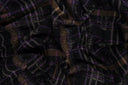 Tela jacquard de doble tejido a cuadros, material pesado y elástico, 58/60" de ancho