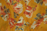 1 Yard Chiffon Flat Swiss Dot Floral Fabric, 57/58? Wide 100% Polyester
