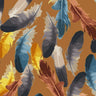Printed Spandex Eagle Animal Graphic