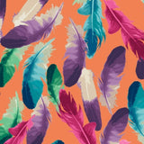 Printed Spandex Eagle Animal Graphic