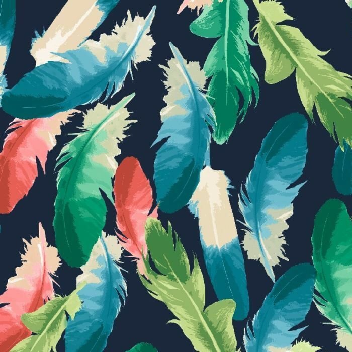 Printed Spandex Eagle Animal Graphic