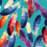 Printed Spandex Eagle Animal Graphic