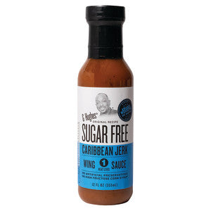 G HUGHES SUGAR FREE CARIBBEAN JERK WING SAUCE 12 OZ BOTTLE