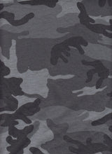 Camouflage Stretch French Terry Knit Fabric