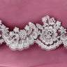 Corded Lace Trimming Embroidered Mesh