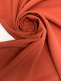 Orange Stretch Polyester Knitted Fabric