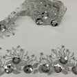Beaded Corded Floral Lace Trim