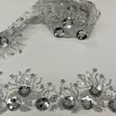 Beaded Corded Floral Lace Trim
