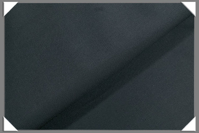 Dark Grey Vegan Sharkskin Polyester Fabric - Sharkskin Texture, 60" Width