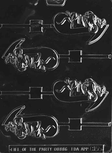 Musical Mouse Lolly Chocolate Mold - LPC155
