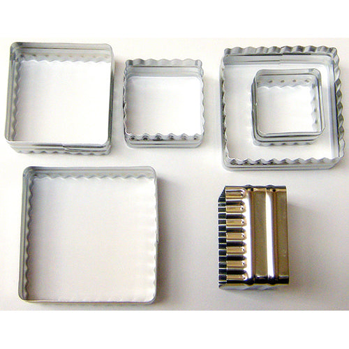 Ateco 52530 Double-Sided Square Cutters, Set of 6