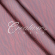 58" Organza Zebra Sheets - 3 Yards (Red/Black)