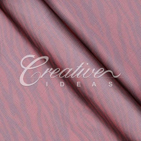 58" Organza Zebra Sheets - 3 Yards (Red/Black)