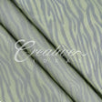 58" Organza Zebra Sheets - 3 Yards (Apple Green/Black)