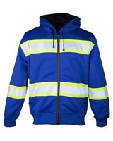 EV Series® Enhanced Visibility Full-Zip Hooded Sweatshirt