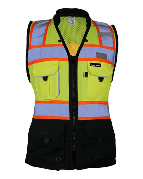 Women's Premium Black Series Heavy Duty Surveyors Vest