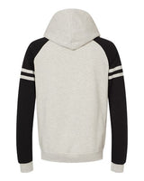 Nublend® Varsity Colorblocked Raglan Hooded Sweatshirt