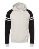 JERZEES Unisex Nublend Varsity Colorblocked Raglan Hooded Sweatshirt