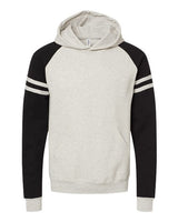 JERZEES Unisex Nublend Varsity Colorblocked Raglan Hooded Sweatshirt