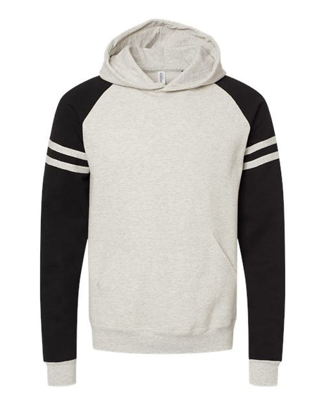 JERZEES Unisex Nublend Varsity Colorblocked Raglan Hooded Sweatshirt