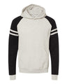 JERZEES Unisex Nublend Varsity Colorblocked Raglan Hooded Sweatshirt