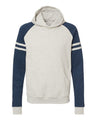 Nublend® Varsity Colorblocked Raglan Hooded Sweatshirt