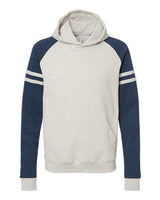 JERZEES Unisex Nublend Varsity Colorblocked Raglan Hooded Sweatshirt
