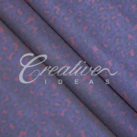 58" Organza Leopard Sheet - 3 Yards (Purple/Fuchsia)