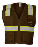 Kishigo Unisex EV Series Enhanced Visibility Multi-Pocket Mesh Vest