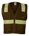 Kishigo Unisex EV Series Enhanced Visibility Multi-Pocket Mesh Vest