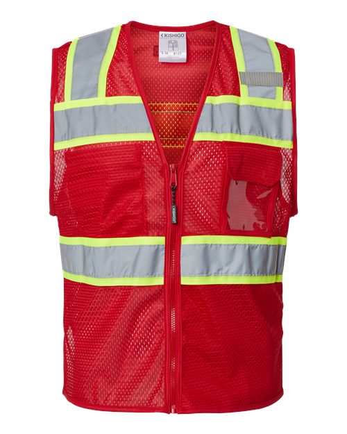 EV Series® Enhanced Visibility 3 Pocket Mesh Vest