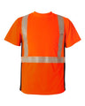 Kishigo Unisex Premium Black Series Breathable Tape Class 2 T-Shirt