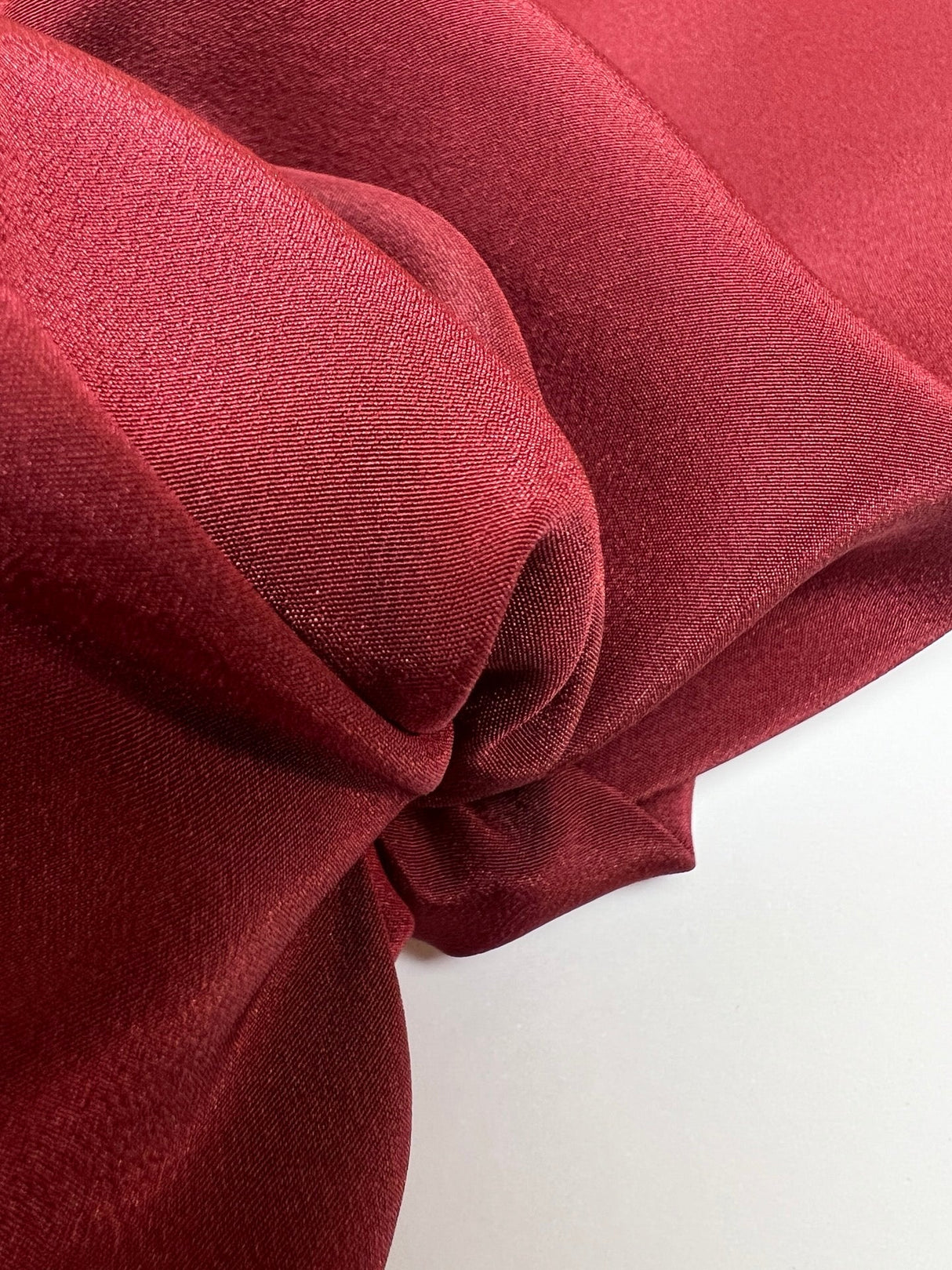 Red Polyamide Woven Fabric
