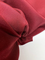 Red Polyamide Woven Fabric
