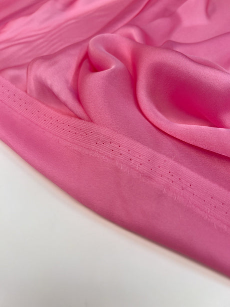 Silk Satin Fabric Pink