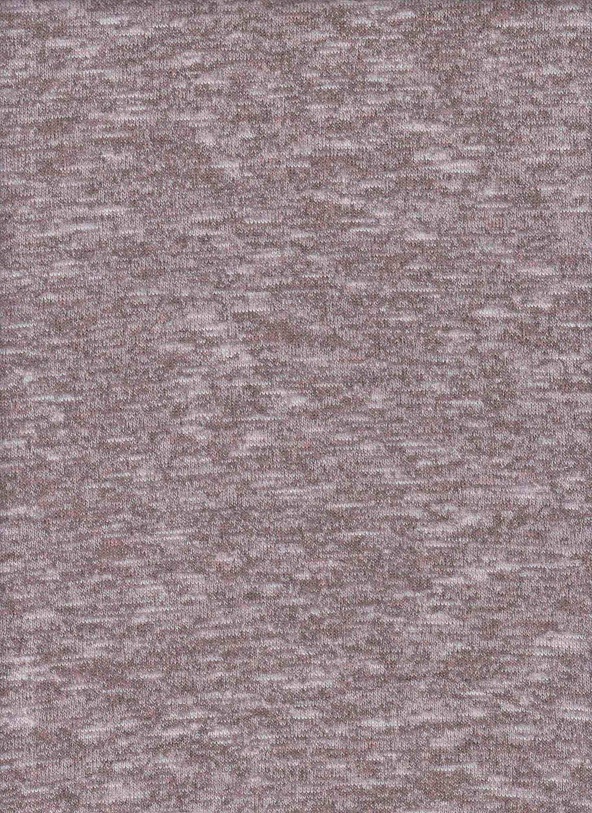 Brushed Knit Melange Stretch Fabric