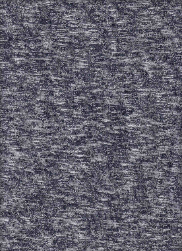 Brushed Knit Melange Stretch Fabric