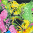 Printed Spandex Marbling Abstract Marble Fabric