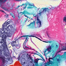 Printed Spandex Marbling Abstract Marble Fabric