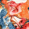 Printed Spandex Marbling Abstract Marble Fabric