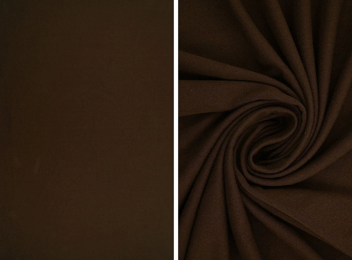 1 Yard DTY Brushed Solid Knit Fabric, 58/60? Wide Polyester Spandex Blend