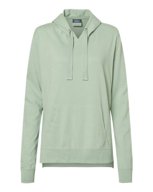 Women's Sueded Jersey Hooded Sweatshirt