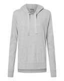 Women's Sueded Jersey Hooded Sweatshirt