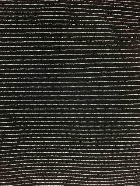 1 Yard Lurex Horizontal Stripe Knit Fabric 180 GSM, 58/60? Wide Polyester Lurex Spandex Blend
