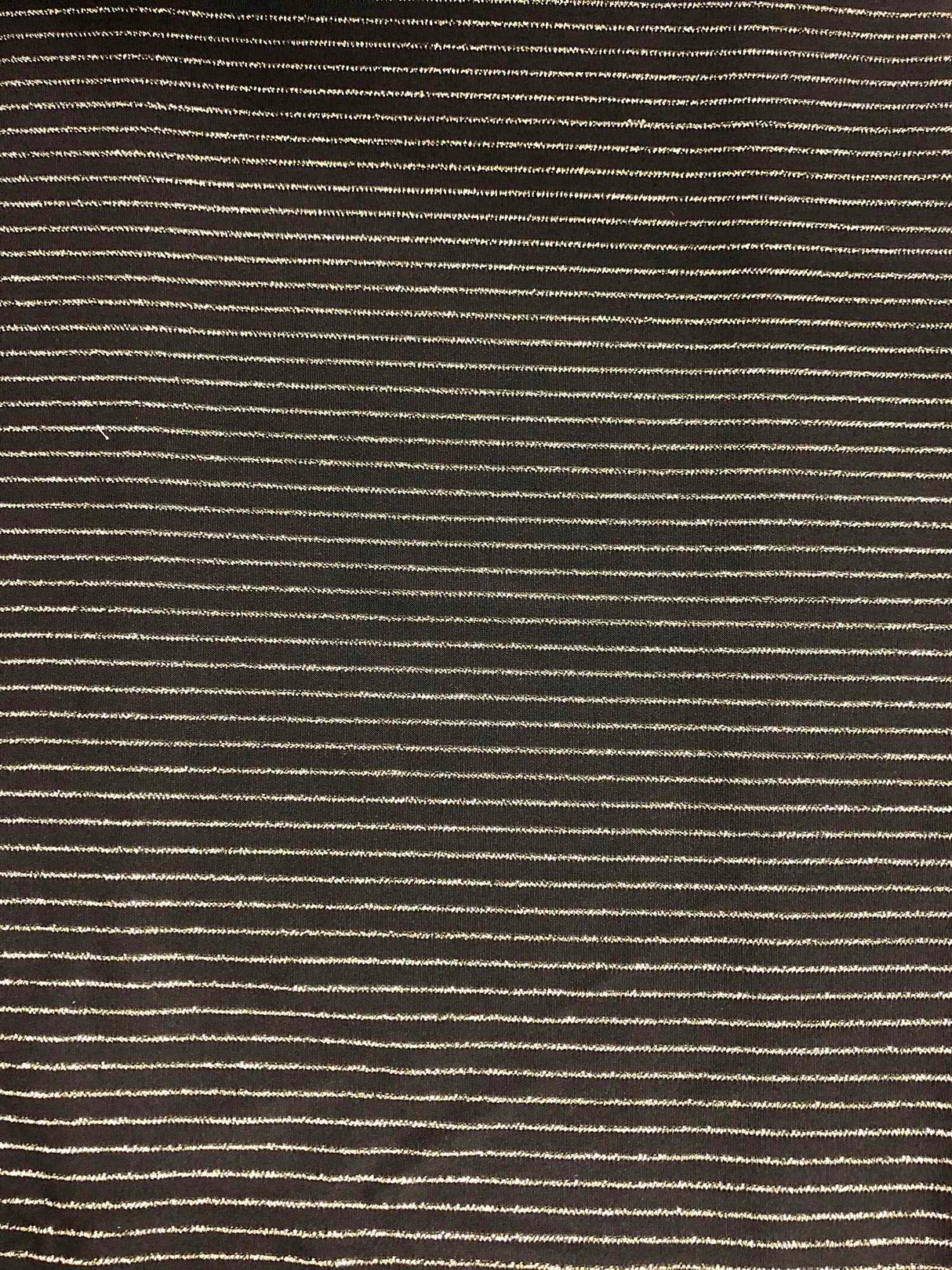 Lurex Stripe Stretch Knit Fabric